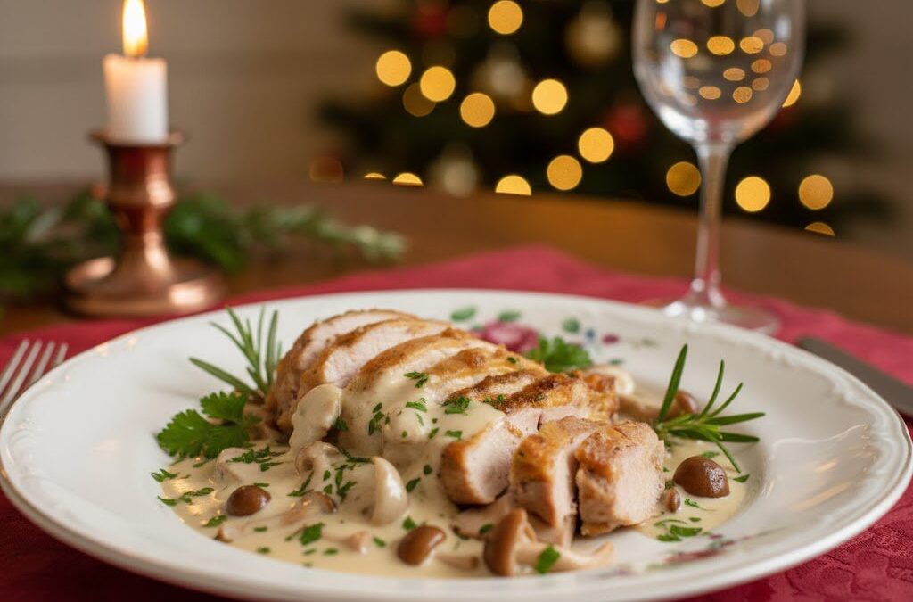 Fazant met Champignonroomsaus