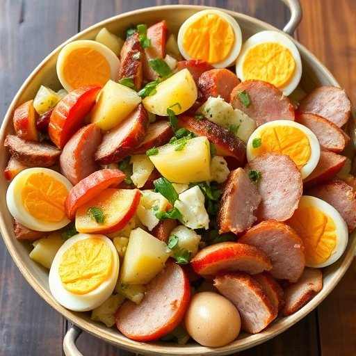 Huzarensalade (Basis met rundvlees)