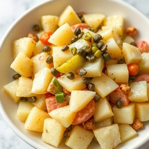 Huzarensalade (Met Augurken en Kappertjes)