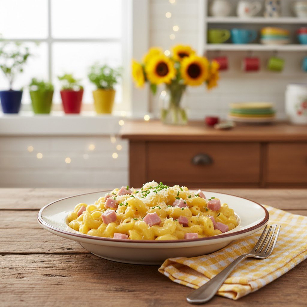Macaroni met Ham en Kaas (Nederlandse Stijl)