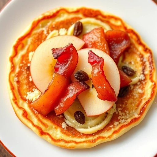 Pannenkoeken (Spek, Appel en Rosijnen)
