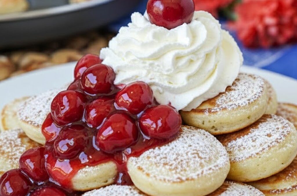 Poffertjes (Met Warme Kersen)
