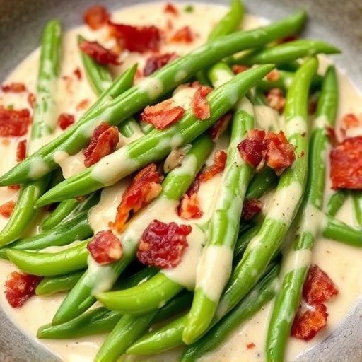 Snijbonen (Hollands, met hartige saus)