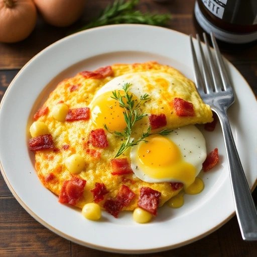 Spek en Eieren (Boeren omelet)
