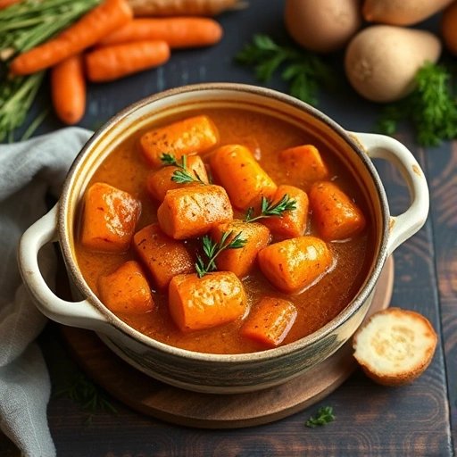 Stamppot Wortelen en Kerrie (Hete Bliksem-variant)