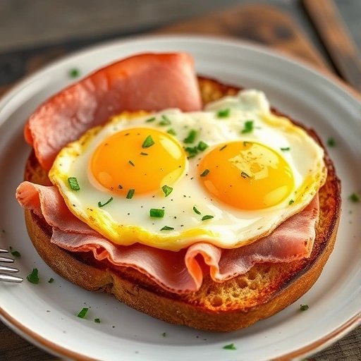 Uitsmijter (Ham en Kaas)