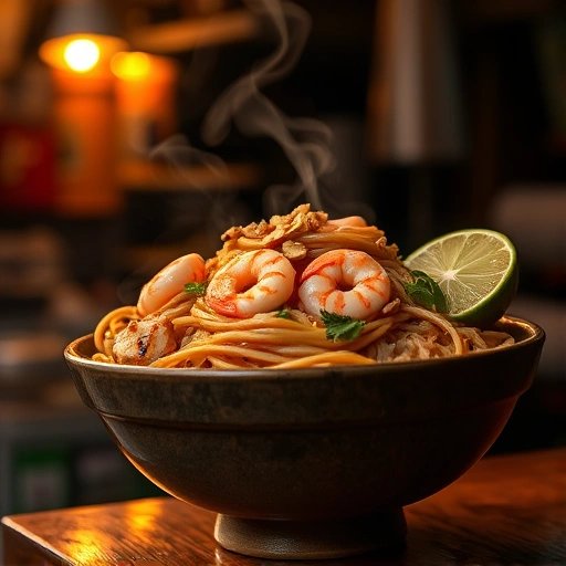 Pad Thai met Garnalen